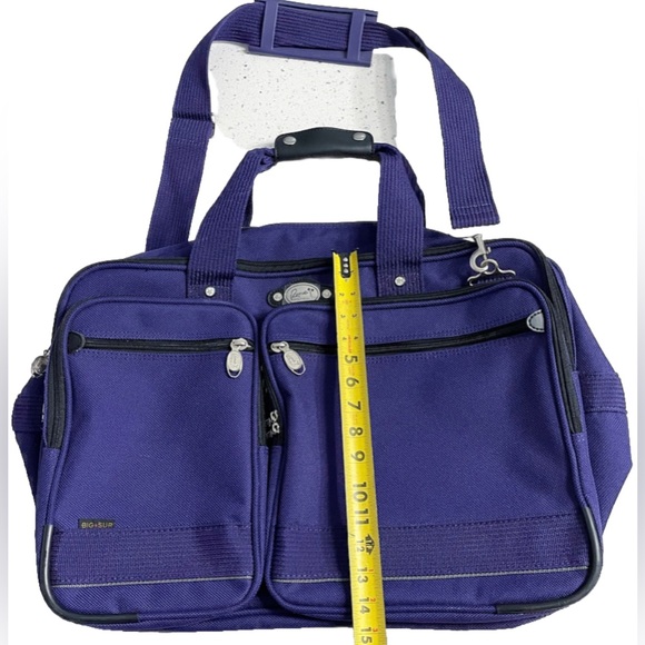 Ricardo BEVERLY HILLS Purple Travel Bag Carry On Crossbody Luggage Perfect Condi - Picture 4 of 14